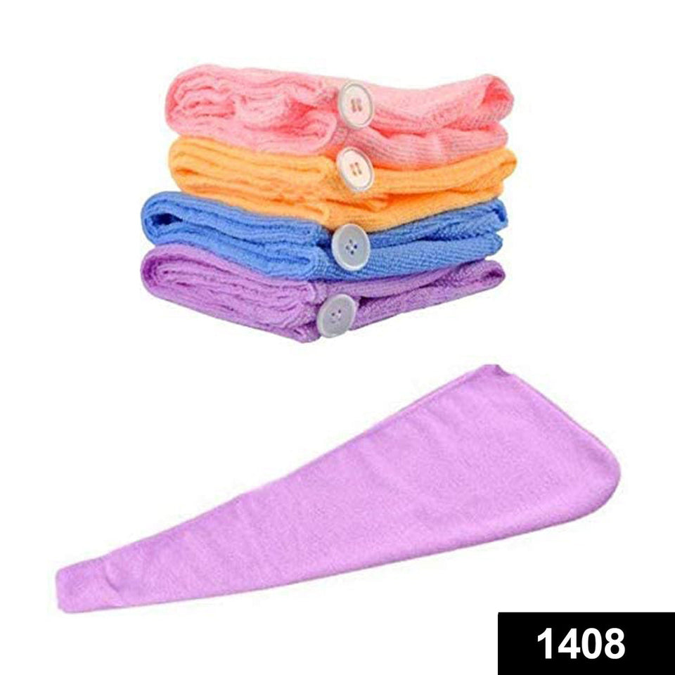 Quick Turban Hair-Drying Absorbent Microfiber Towel / Dry Shower Caps, Hair accessories