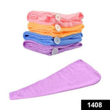 Quick Turban Hair-Drying Absorbent Microfiber Towel / Dry Shower Caps, Hair accessories