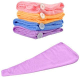 Quick Turban Hair-Drying Absorbent Microfiber Towel / Dry Shower Caps, Hair accessories