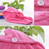Quick Turban Hair-Drying Absorbent Microfiber Towel / Dry Shower Caps, Hair accessories